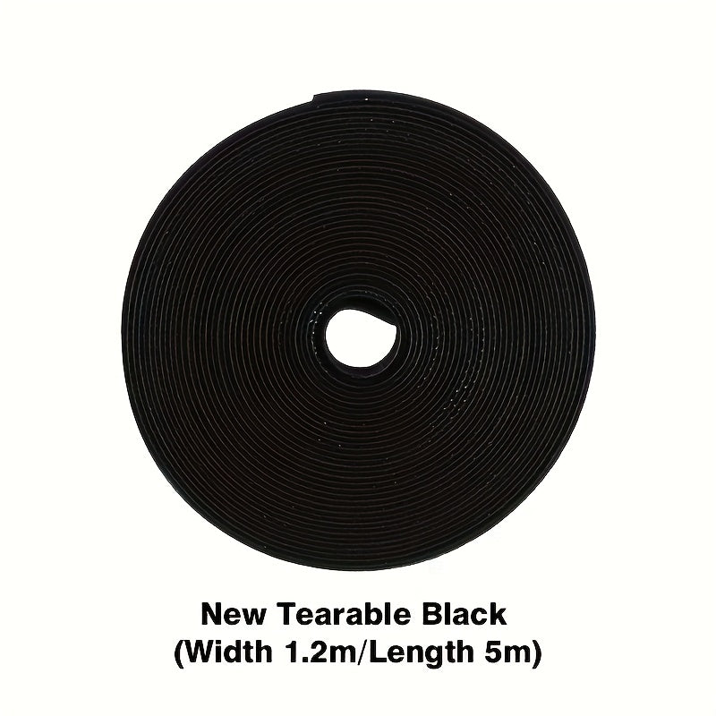Adjustable Magic Tape Strip - Ideal for Cable Organization, Plant Securing & Household Tasks, Durable Material, Versatile Use, Gray, Cable Organizers for Cords