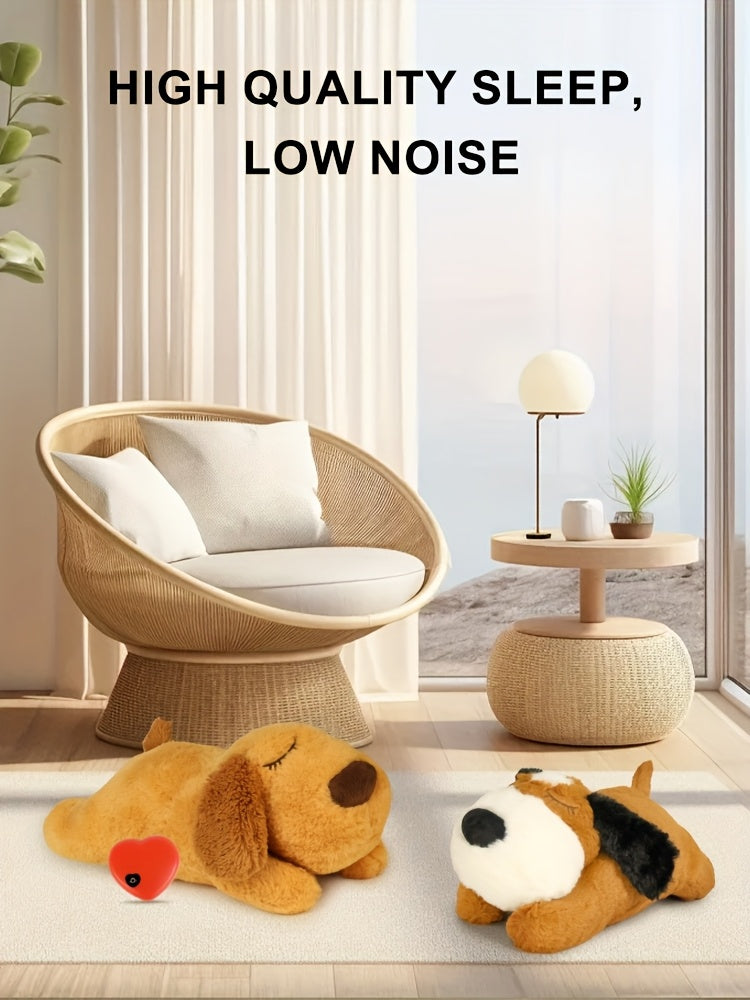 [NPET Puppy Heartbeat Toy] NPET Puppy Heartbeat Dog Toy | PP Stuffed Pet Plush Toy Great for Dog Sleep Aids Suitable for Small Medium And Large Dogs - Battery Is Not Included