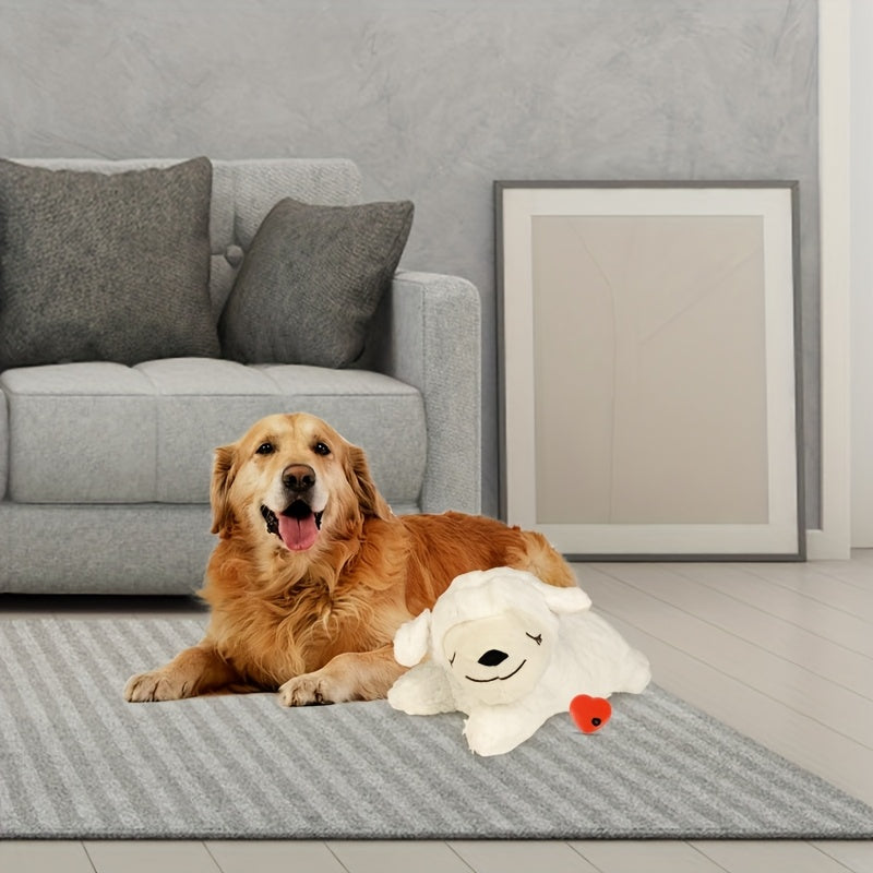 [NPET Puppy Heartbeat Toy] NPET Puppy Heartbeat Dog Toy | PP Stuffed Pet Plush Toy Great for Dog Sleep Aids Suitable for Small Medium And Large Dogs - Battery Is Not Included