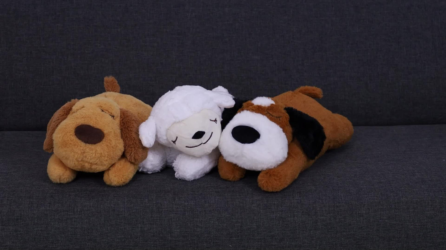 [NPET Puppy Heartbeat Toy] NPET Puppy Heartbeat Dog Toy | PP Stuffed Pet Plush Toy Great for Dog Sleep Aids Suitable for Small Medium And Large Dogs - Battery Is Not Included