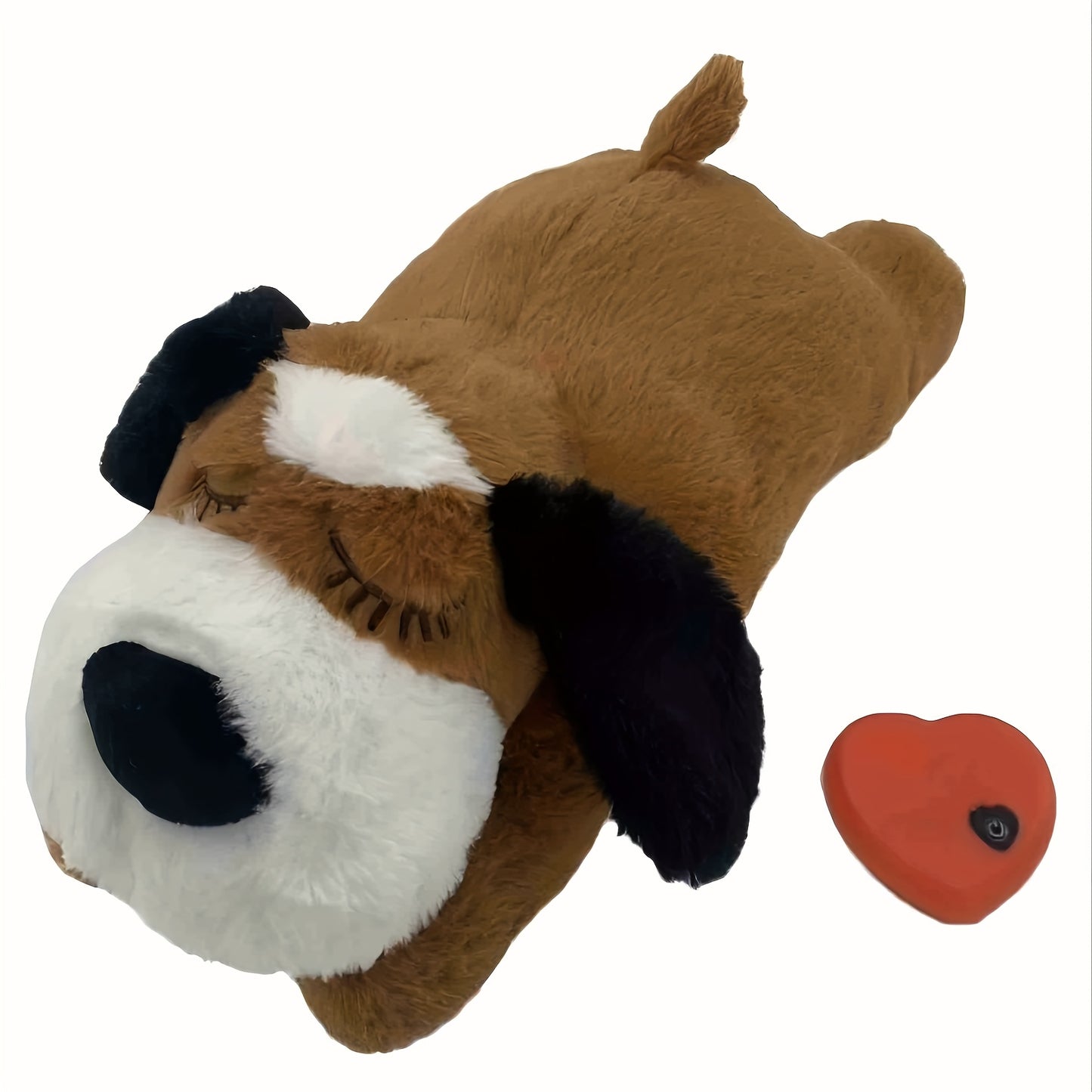 [NPET Puppy Heartbeat Toy] NPET Puppy Heartbeat Dog Toy | PP Stuffed Pet Plush Toy Great for Dog Sleep Aids Suitable for Small Medium And Large Dogs - Battery Is Not Included